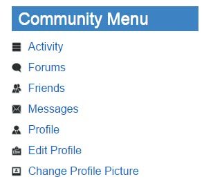 community-menu